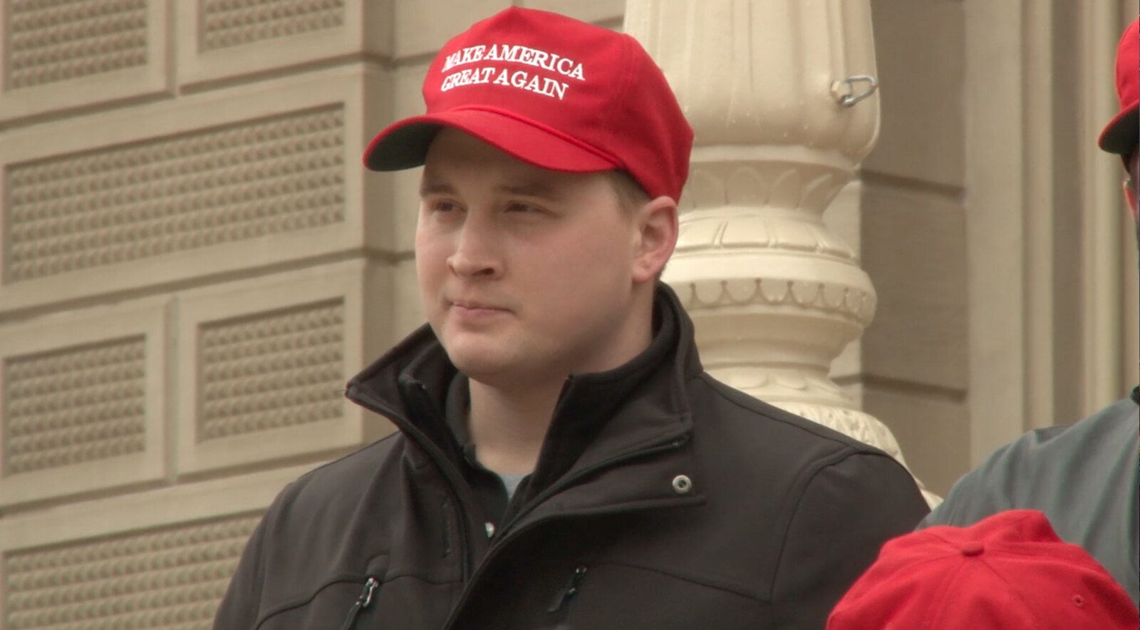 Trump Supporters Gather for Rally at Lansing State Capitol 