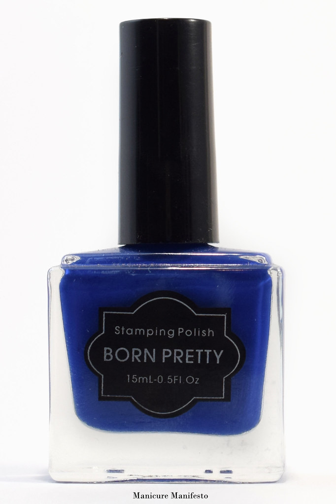Born Pretty Store Dark Blue Stamping Polish