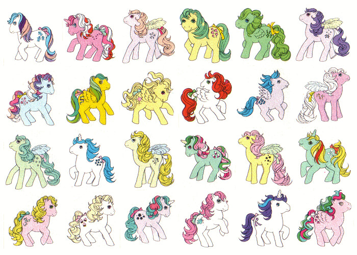 My Little Pony Sticker Book G1 - Part 5  Flutter ponies 