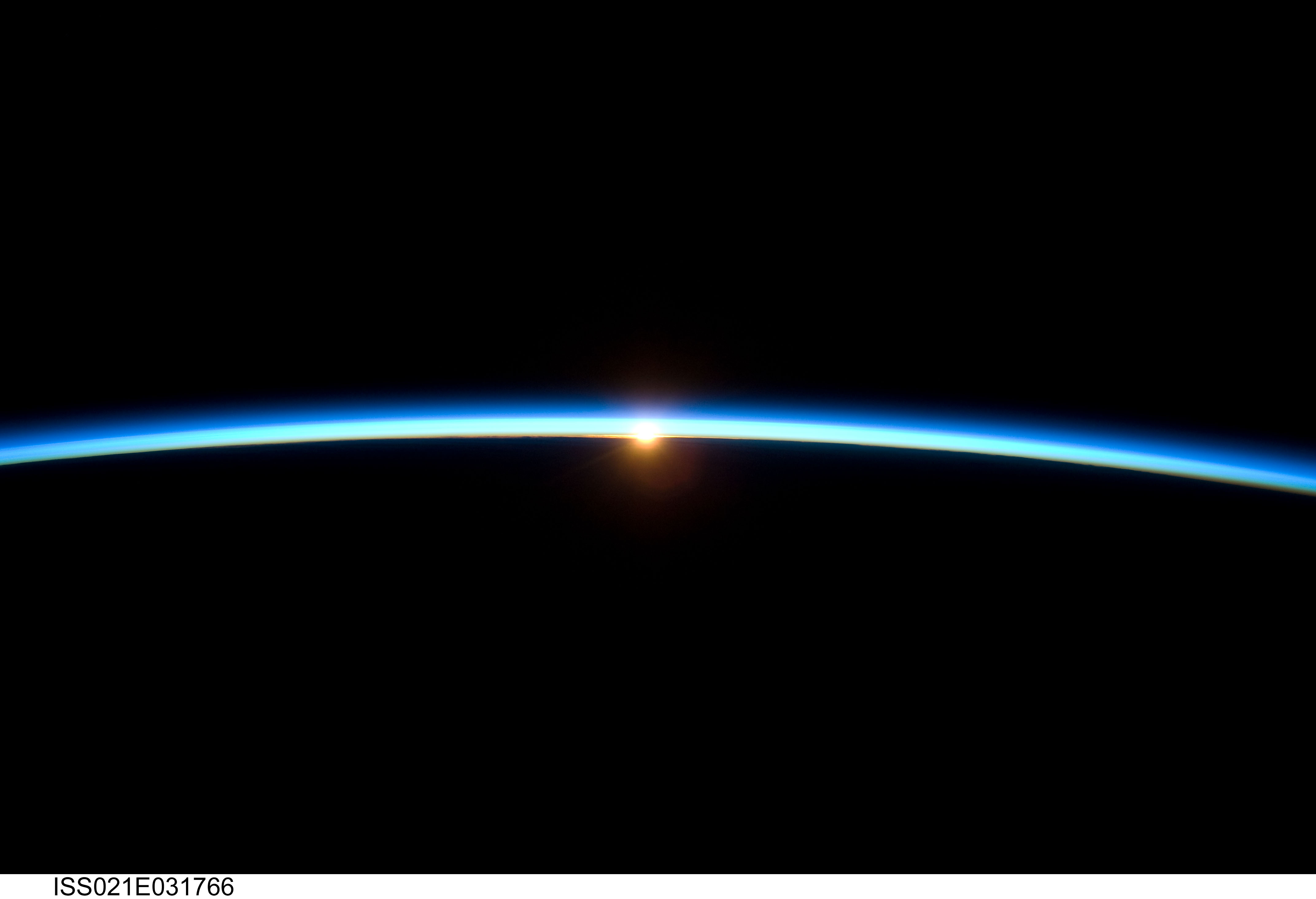Sunset Over Earth (NASA, International Space Station Science, 11/23/09)