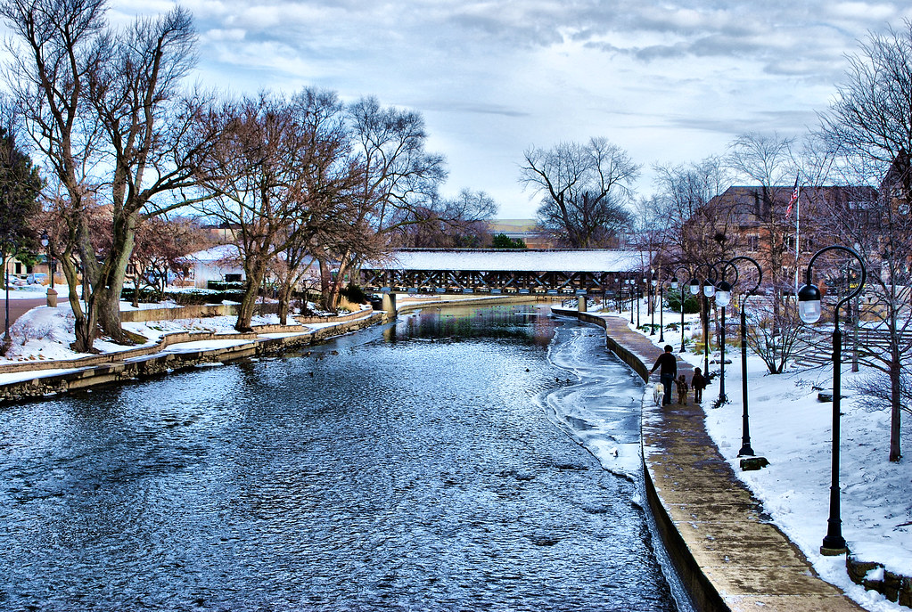 Naperville Riverwalk  Naperville, Illinois  Jim Watkins Street 