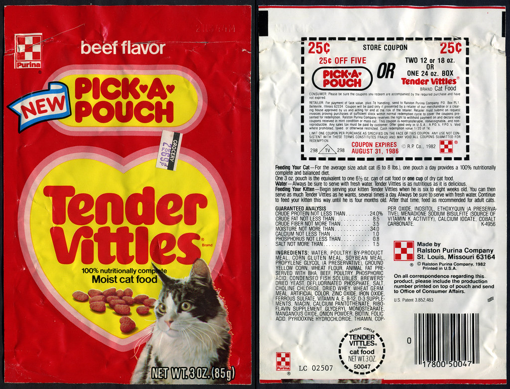 Ralston Purina Tender Vittles PickAPouch beef flavor… Flickr