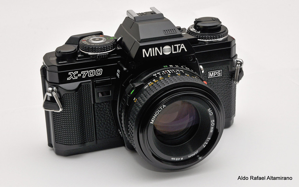 Minolta X-700 | View On Black Minolta X-700 with Minolta Rok… | Flickr