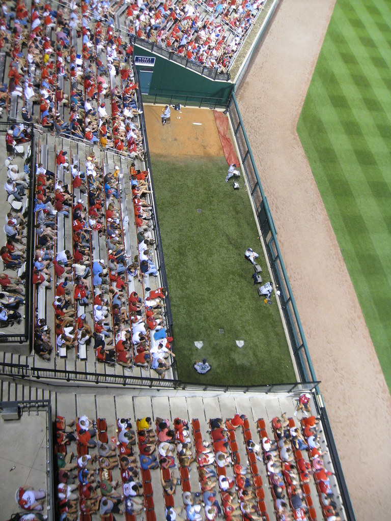 Visiting Bullpen At Busch Stadium, St. Louis | As We Walked … | Flickr