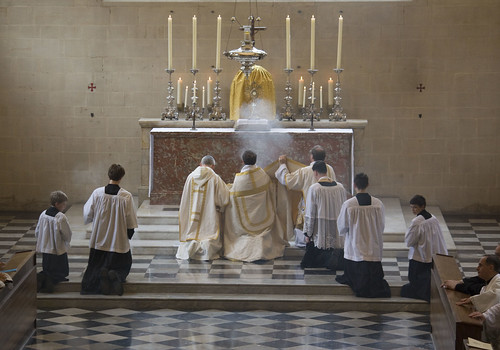 Incensing the Eucharistic Lord