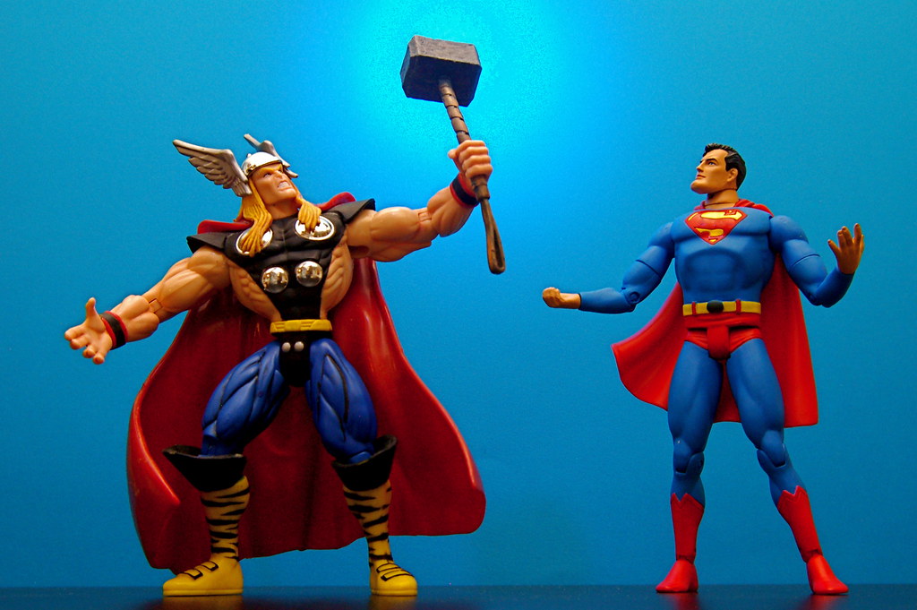 Thor vs. Superman (49/365) - Thor: The red-caped Norse god ...