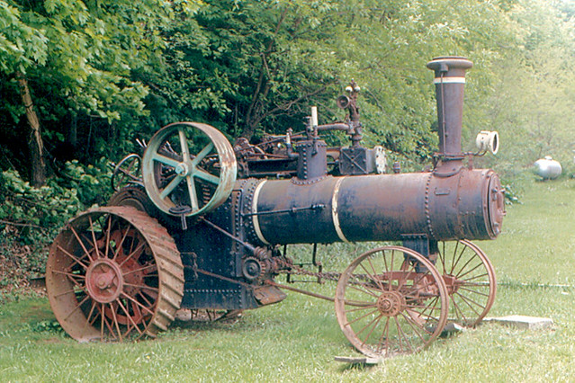 McGregor, Iowa - Steam Tractor | An old steam tractor at Moo… | Flickr