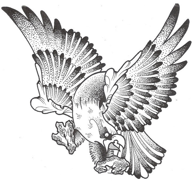 Aguila en puntillismo | MOTA TATTOO | Flickr