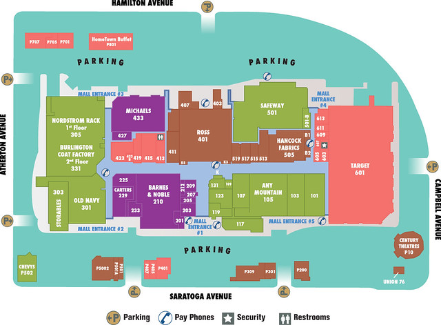 Westgate Mall, current floorplan found this map