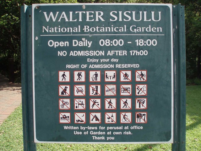 Walter Sisulu Botanical Garden Johannesburg with a few 