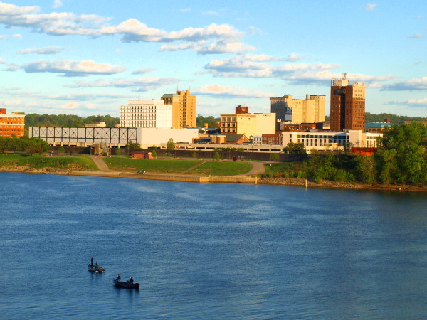 Downtown Huntington WV at sunset | ... with the Ohio River i… | Flickr