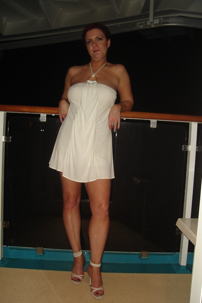 Angelic in White My beautiful hot wife has the most amazin� Flickr