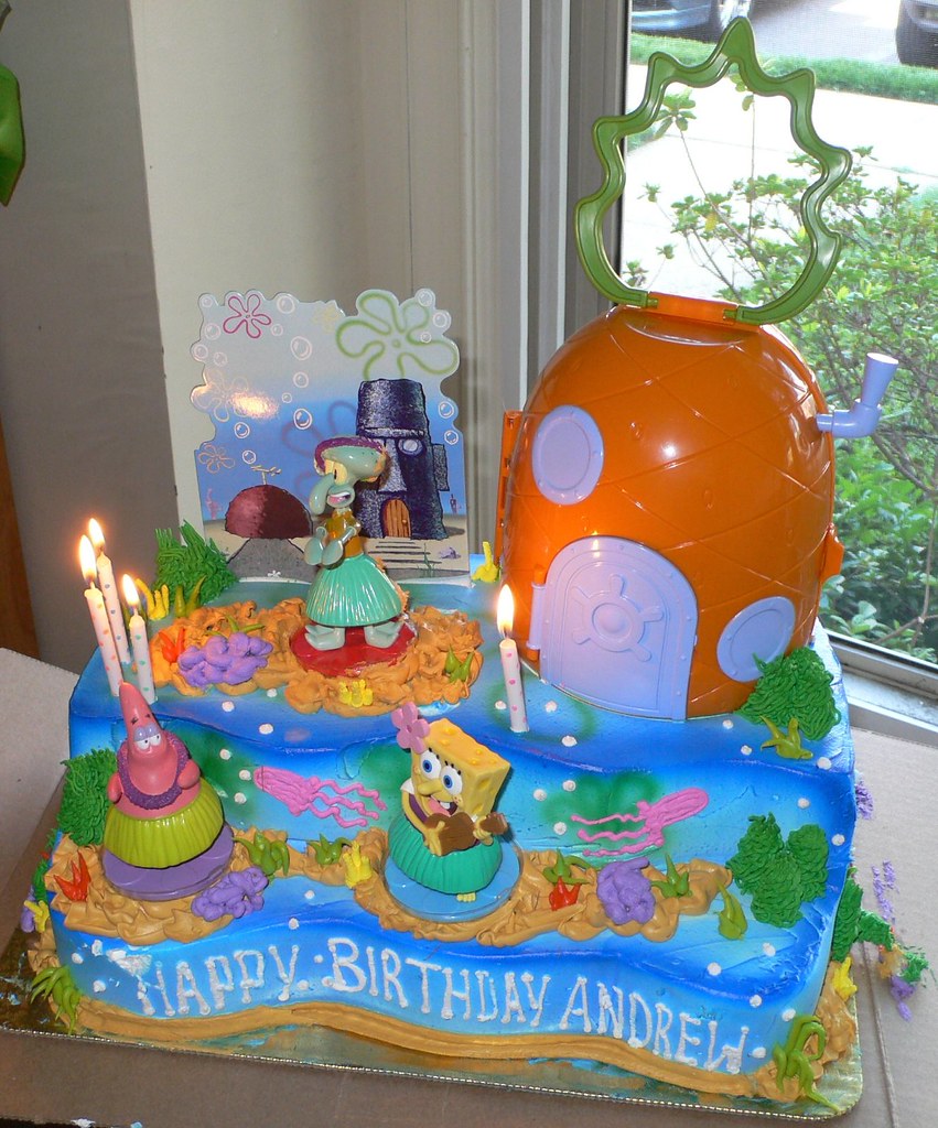 Andrew's Spongebob Squarepants Birthday Cake This is one