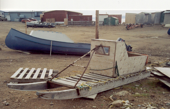 Dog Sled | Traditional Inuit sled known as a Qamutik This ce… | Flickr