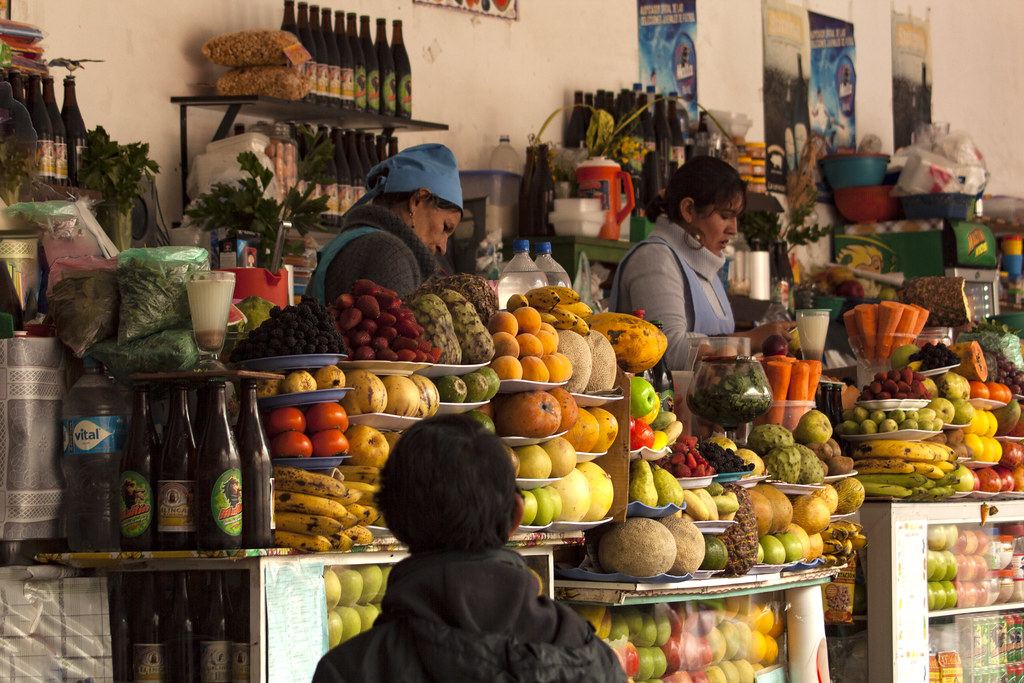 The market Sucre, Chuquisaca Department, Bolivia