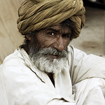young old Indian man
