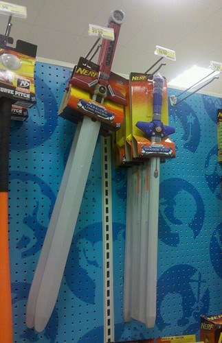 FlickrDroid Upload Nerf Swords Why Target Is A Dangerous. 