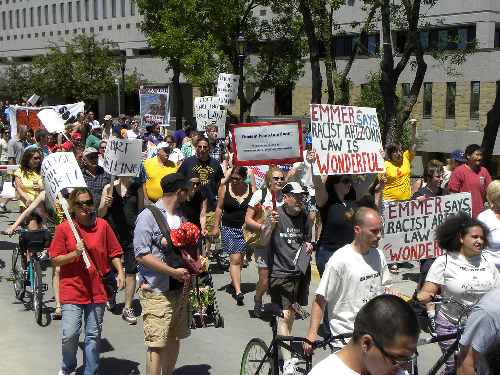 Protest against immigration laws and a call to remove Fort\u2026 | Flickr