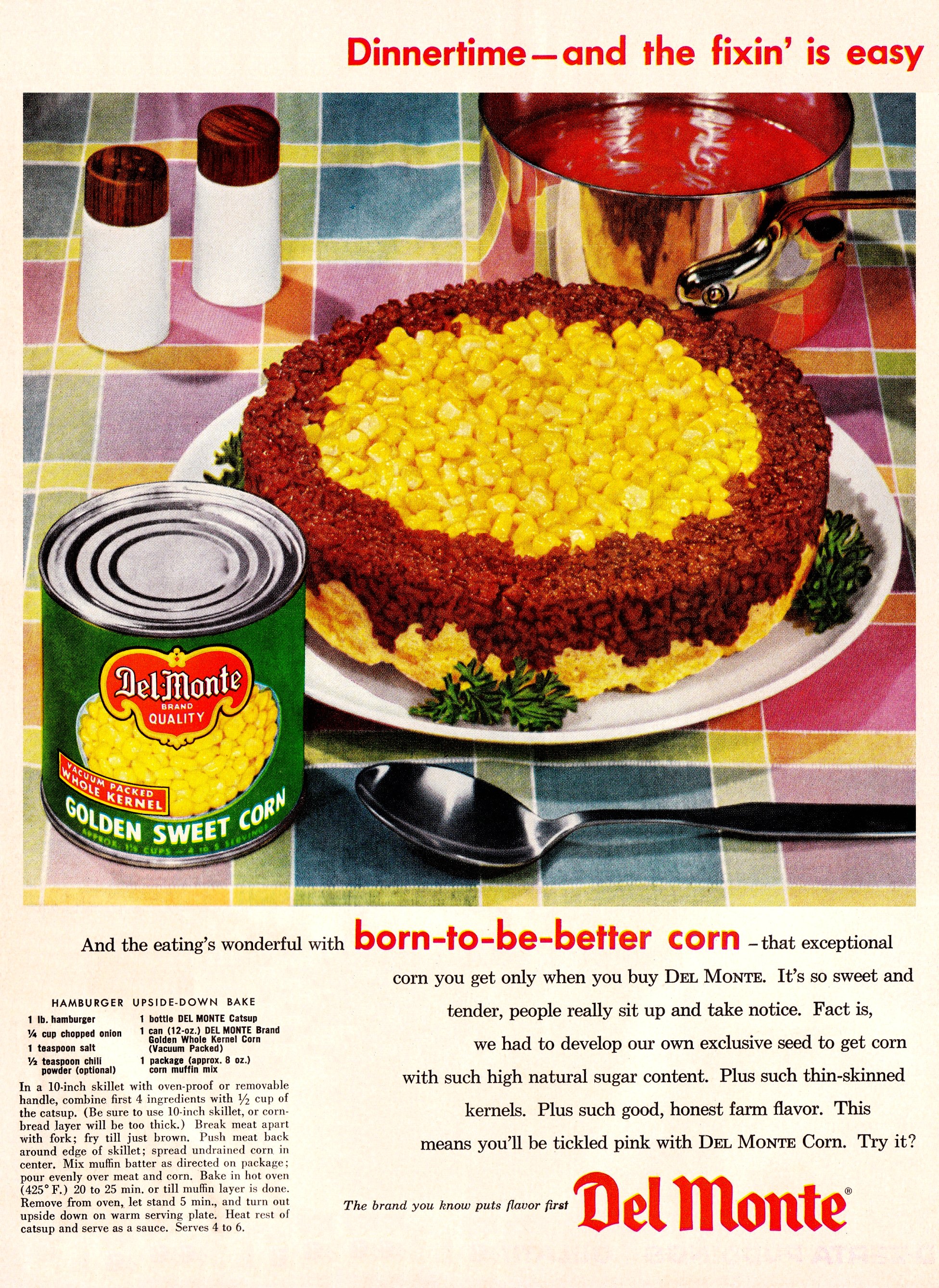 Del Monte - published in The American Home - May 1956