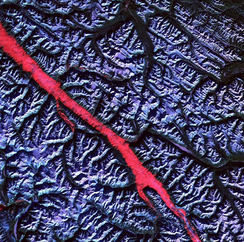 Earth from Space: Rocky Mountain Trench by NASA