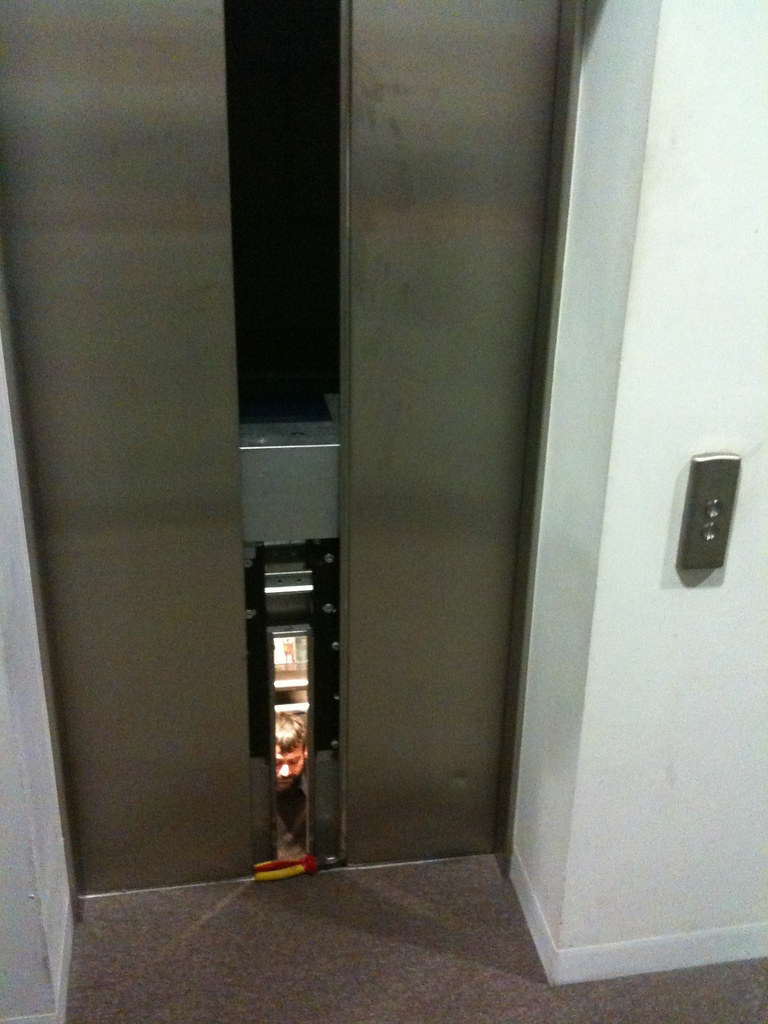 Stuck in Elevator