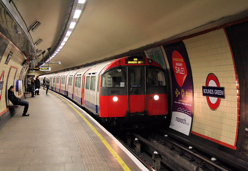 1973 Tube Stock at Bounds Green