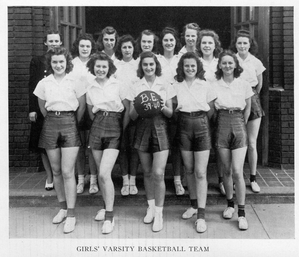 1939-1940 Varsity Girls Basketball Team | Bishop England High School ...
