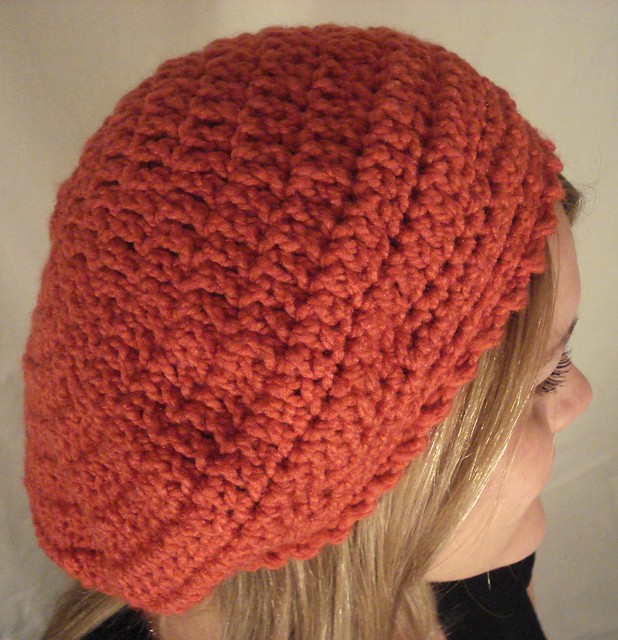 Slouchy Beret Crochet Pattern Cute, quick and easy