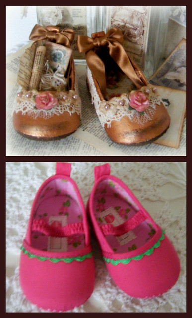 Altered Baby Shoes | Here are the shoes before and after i a… | Flickr