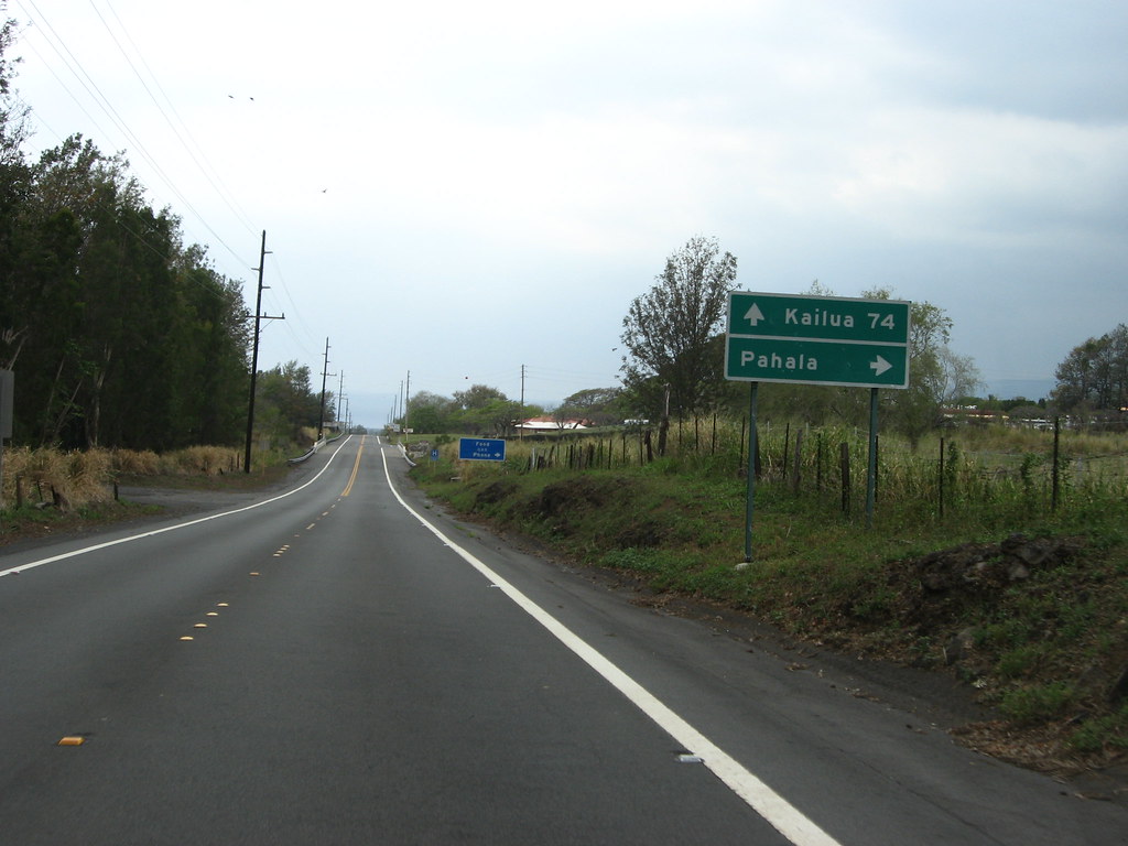 State Route 11 Near Pahala, Hawaii | Pahala is a census-desi… | Flickr