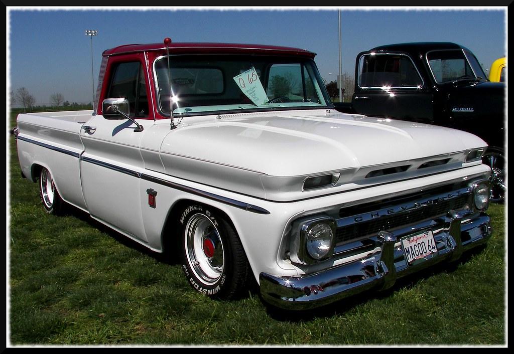 1964 Chevy Pickup | A beautiful white '64 Chevy Pickup at Ga… | Flickr