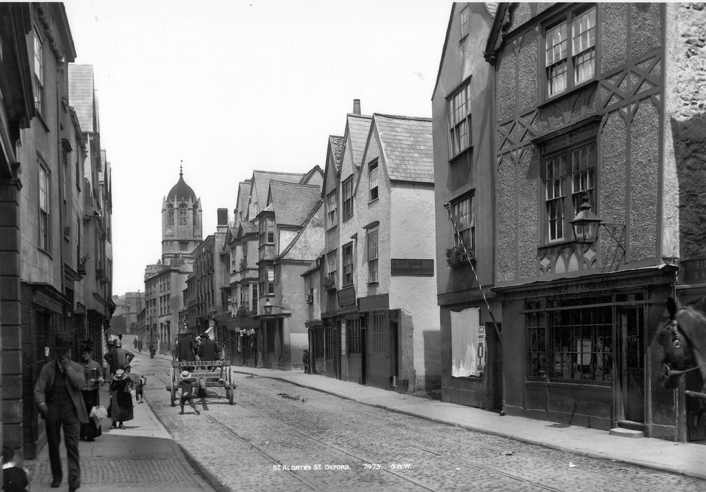 St Aldate's, Oxford (1880's) An old view of St Aldate's