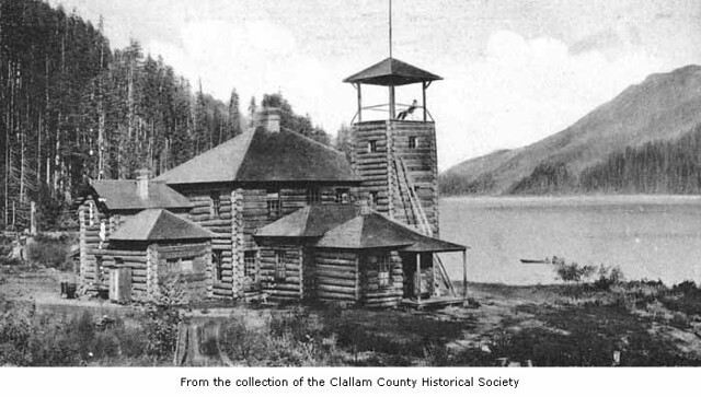 Log Cabin Resort, Lake Crescent and environs, with a perso ...