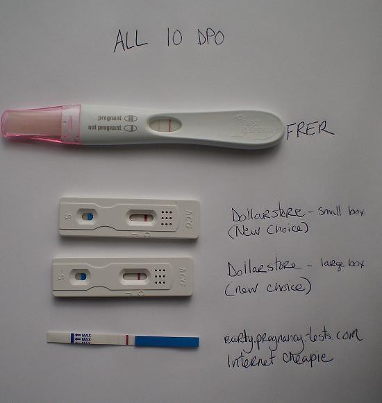 Pregnancy test 10 DPO