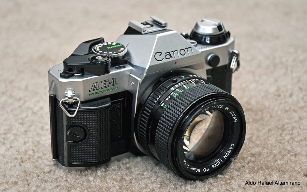 Canon AE-1 Program & New FD 50mm f/1.4 lens | The Canon AE-1… | Flickr