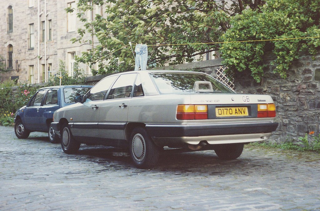 1987 Audi 100 CD | My dad's old 100 pictured in 1991. He tra… | Flickr