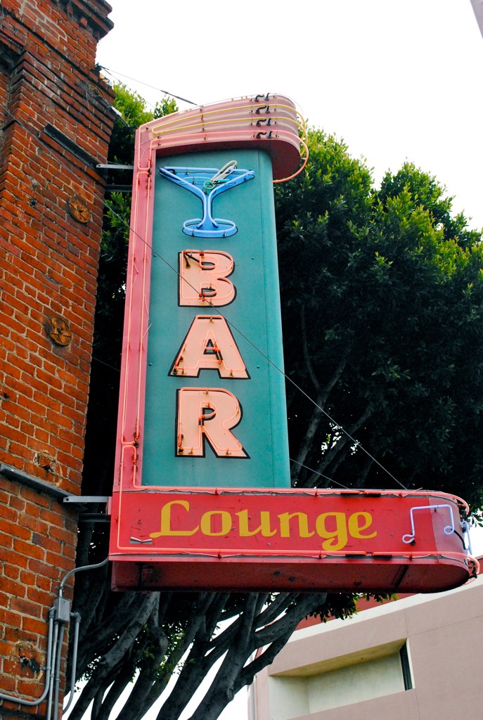 Relax Here | A sign outside a bar lounge (or is it bar and