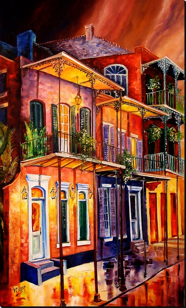 Walk into the French Quarter New Orleans Art by Diane