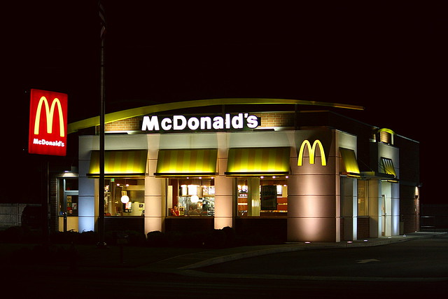 New McDonalds Under the Lights | Flickr - Photo Sharing!