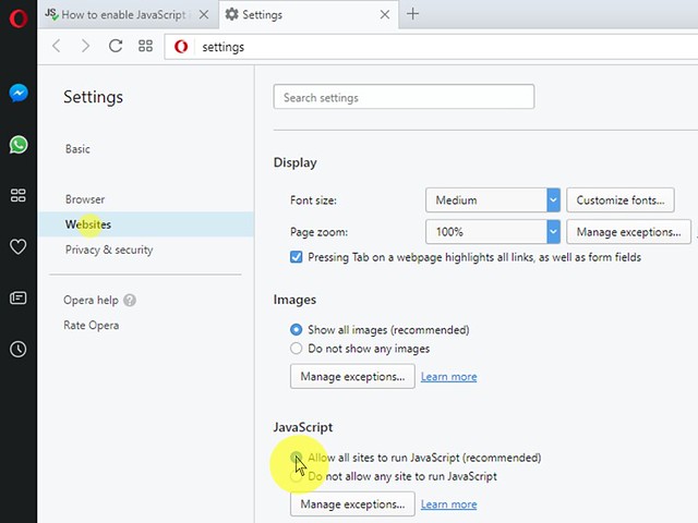 How To Enable Javascript In Your Browser And Why - 