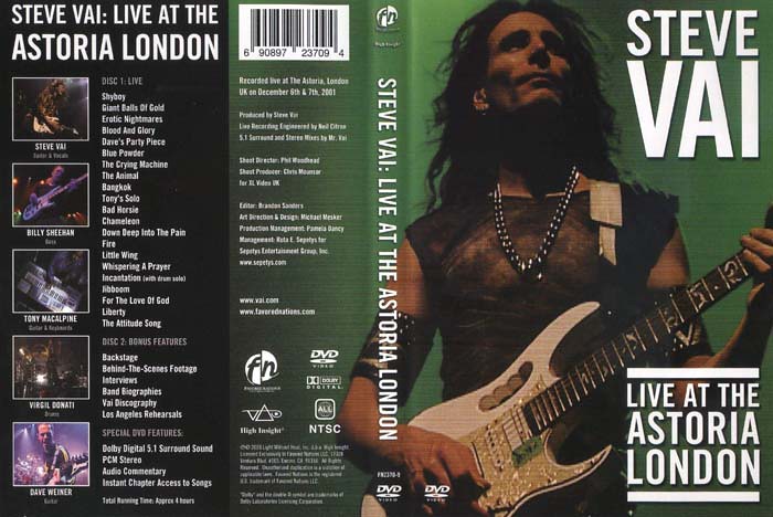 Steve Vai Live At Astoria 2001