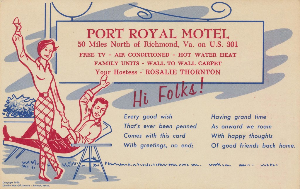 Port Royal Motel - Port Royal, Virginia