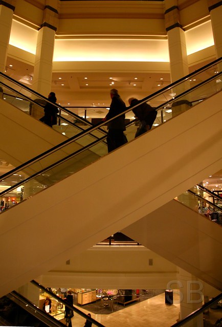 Nordstrom escalators | Flickr - Photo Sharing!