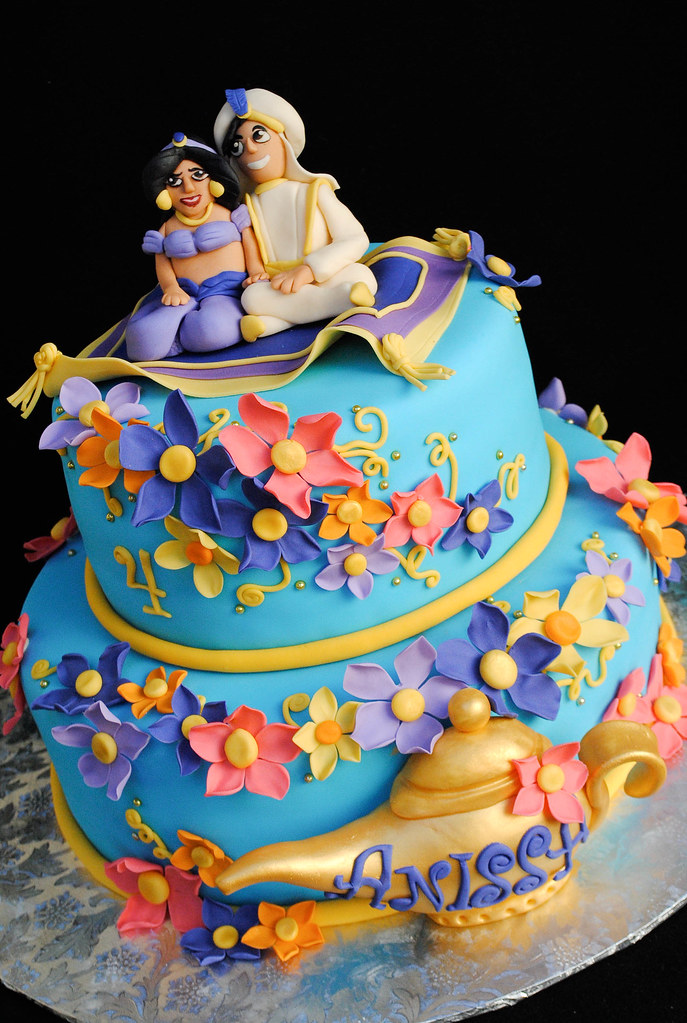 Princess Jasmine Cake | I love the bold colors of this cake.… | Flickr