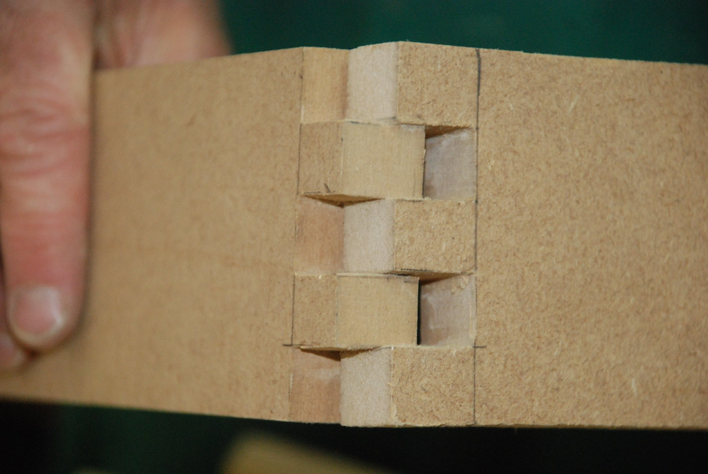 Common woodworking frame and box joints This sequence of 