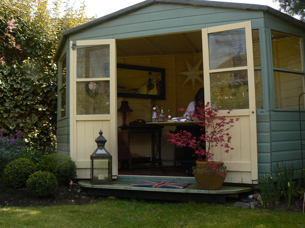Shed/Garden Studio | Cat Salter Art - I use the 'shed' as ...