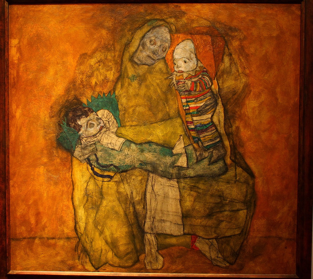 Egon SCHIELE, Mother with two children II, 1915 | www.leopol… | Flickr