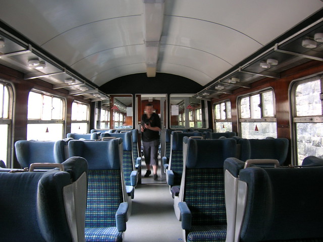 BR Mark II 2nd Class carriage interior
