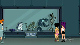 Reasons I love futurama - Ascent of bot (with the spring being Bender's invention)