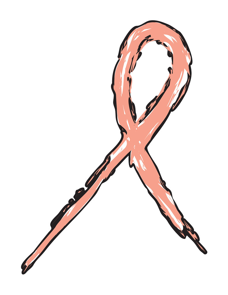 Cervical Cancer Ribbon Tattoo